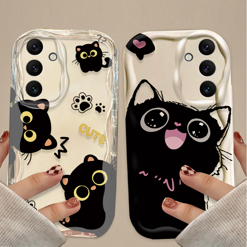 เคสแมวดำตาโตน่ารักสำหรับ Samsu - Phone Cases Samsung A14 บทวิจารณ์และราคา