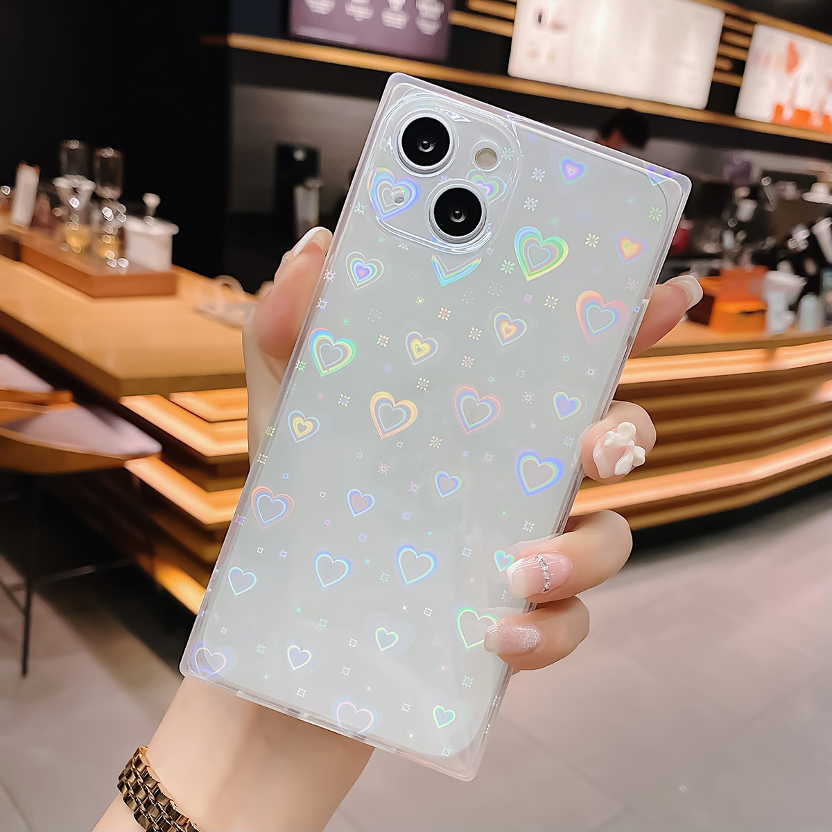 เคสโทรศัพท์ลายหัวใจ ใช้ได้กับ  - Glitter Shockproof Case บทวิจารณ์และราคา