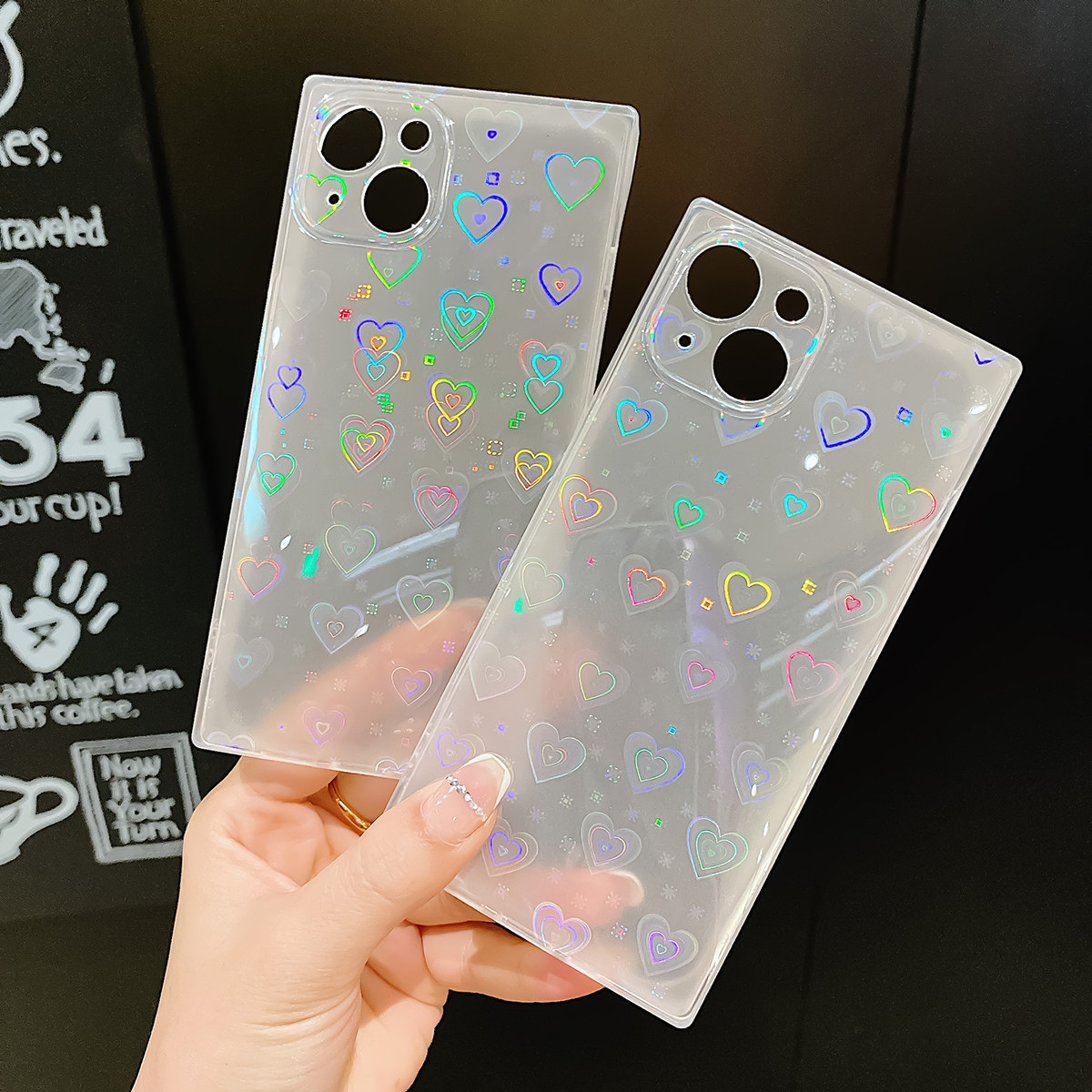 เคสโทรศัพท์ลายหัวใจ ใช้ได้กับ  - Glitter Shockproof Case บทวิจารณ์และราคา