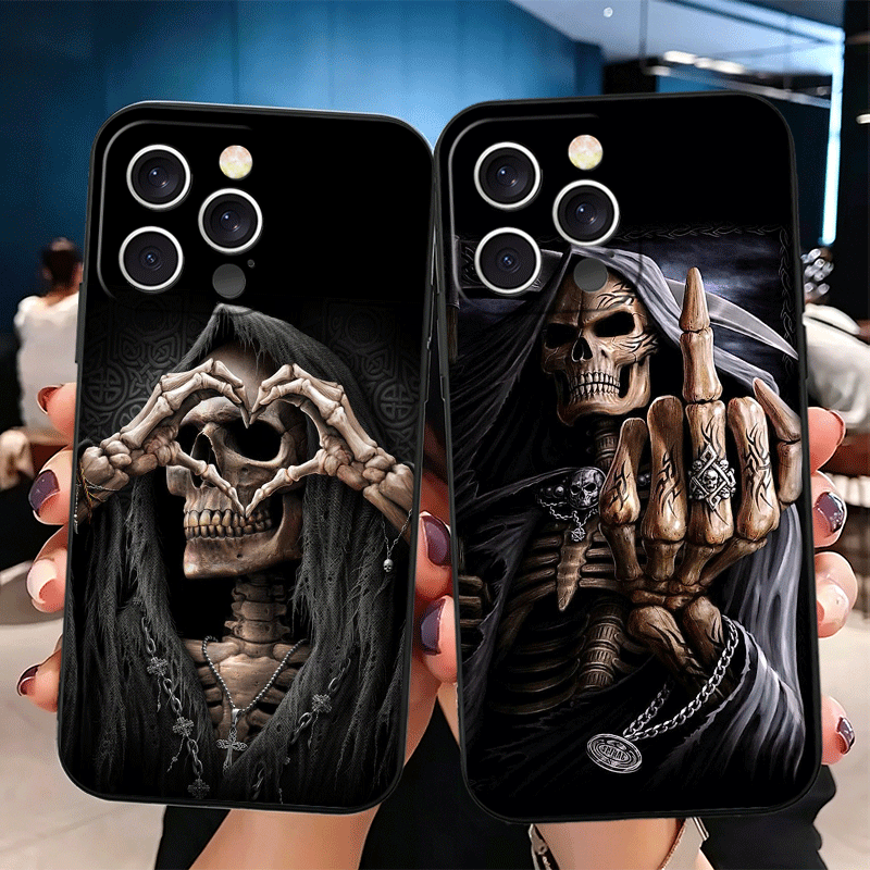 เคสโทรศัพท์ลายโครงกระดูกยมทูต  - Phone Cases Quirky บทวิจารณ์และราคา