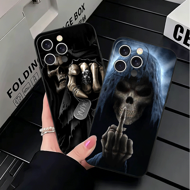 เคสโทรศัพท์ลายโครงกระดูกยมทูต  - Phone Cases Quirky บทวิจารณ์และราคา
