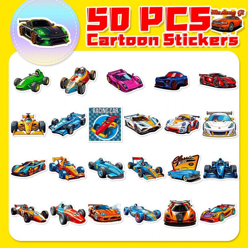 50PCS Cool การ์ตูน JDM Racing  - Phone Cases Kids บทวิจารณ์และราคา