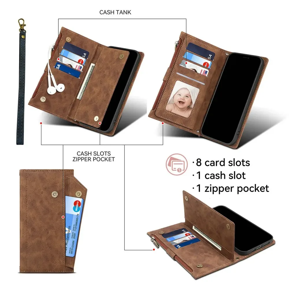 เคสกระเป๋าสตางค์แบบมีซิปพร้อมร - Phone Cases Australia บทวิจารณ์และราคา