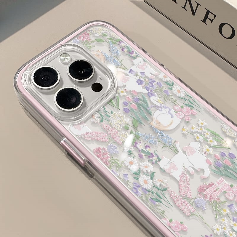 เคสโทรศัพท์ซิลิโคนใสลายดอกไม้น - Phone Cases Xr Cute บทวิจารณ์และราคา
