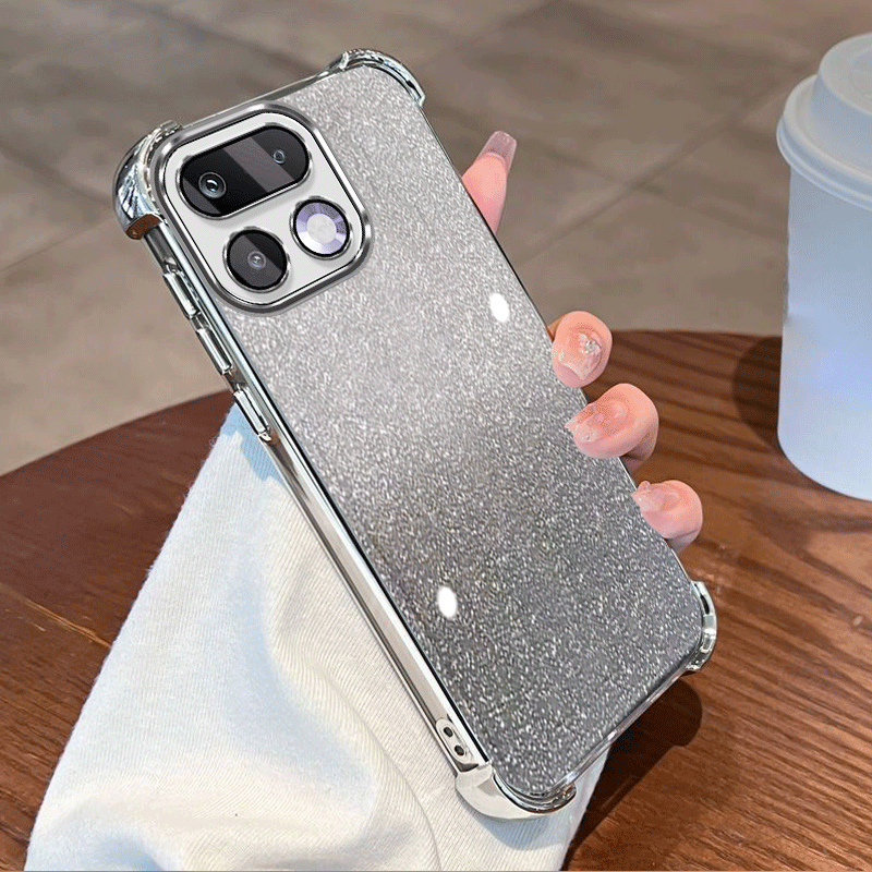 ฝาครอบป้องกันแบบใสเคลือบกลิตเต - Glitter Shockproof Case บทวิจารณ์และราคา