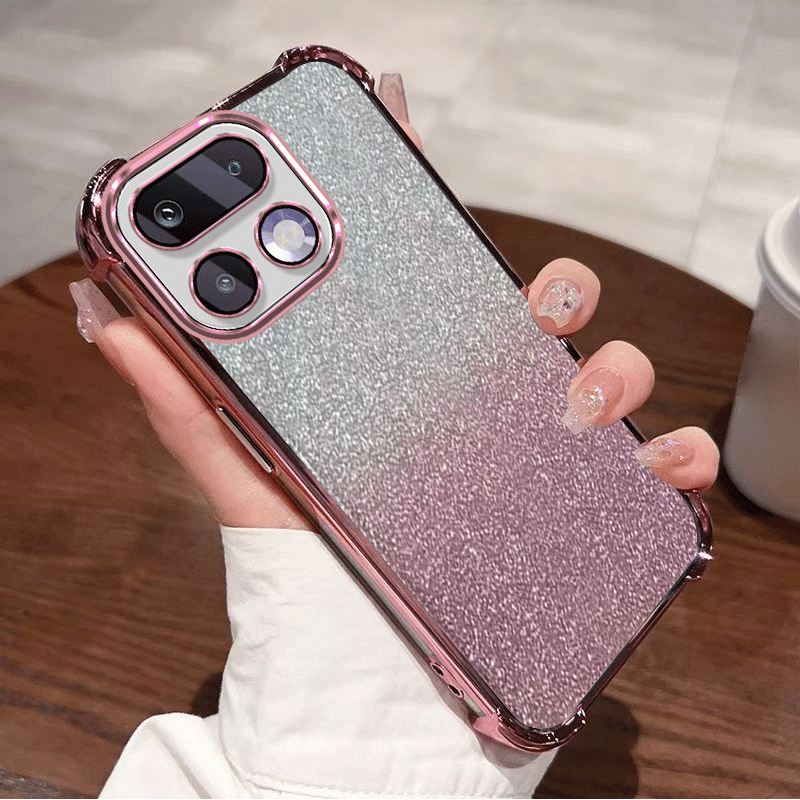 ฝาครอบป้องกันแบบใสเคลือบกลิตเต - Glitter Shockproof Case บทวิจารณ์และราคา
