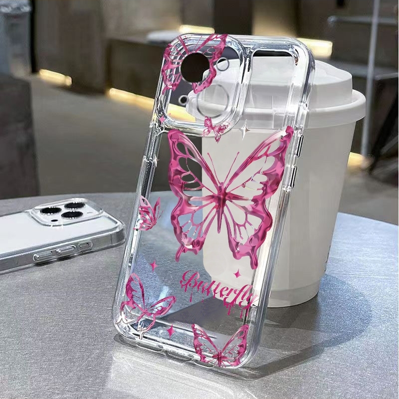 เคสโทรศัพท์ลายผีเสื้อกลิตเตอร์ - Glitter Shockproof Case บทวิจารณ์และราคา